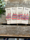 Havana Stripe Cork Teardrops - Medium