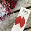Braided Petals in Red - Medium