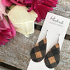 Buffalo Cork Teardrops in Black - Medium
