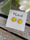 Druzy-Style Round Studs - Colors - 12mm