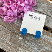 Huggie Hoops - Baltic Blue