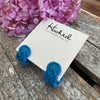 Huggie Hoops - Baltic Blue