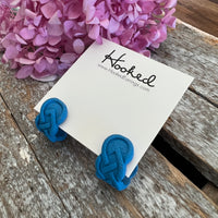 Huggie Hoops - Baltic Blue