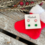 Peppermint Twist Small Stud Collection/Two Pack Gift Set