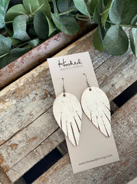 Mirrored Silver Angel Wings - Medium