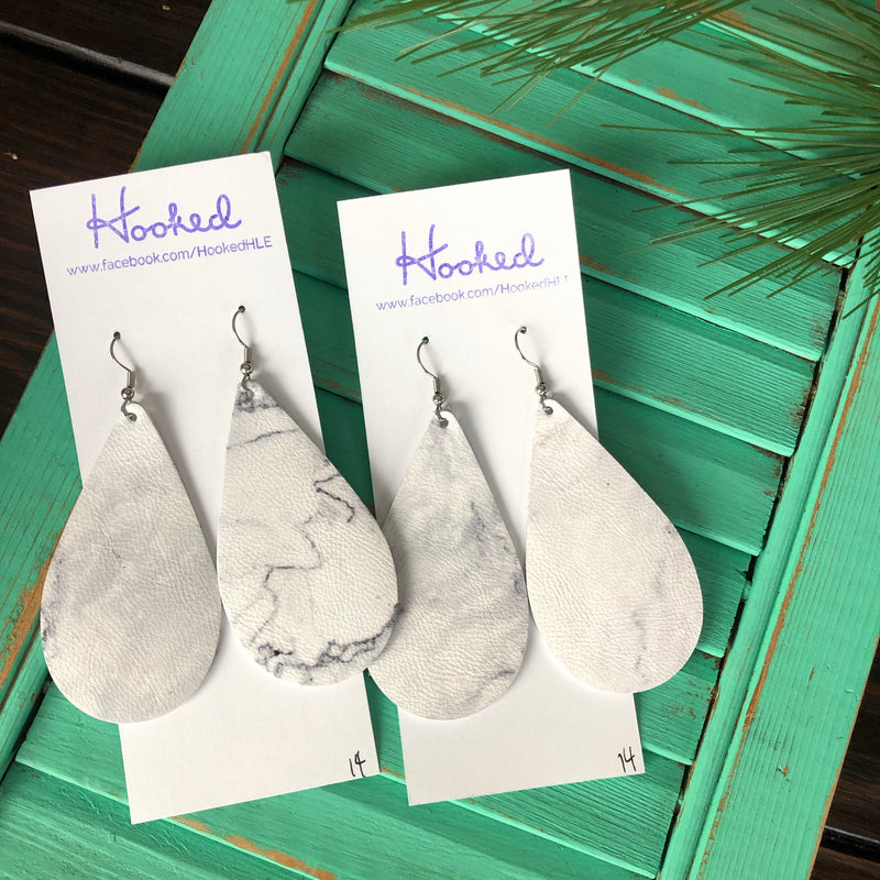 Must-Have Marble Teardrops - Large