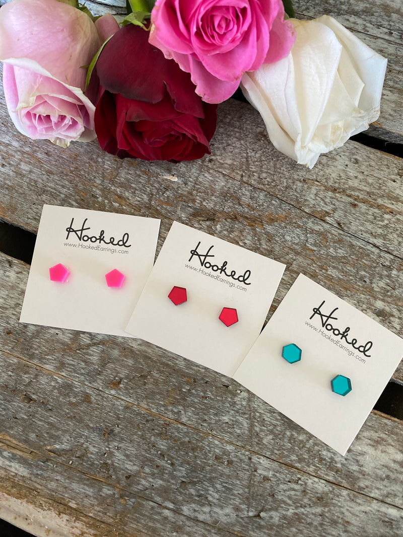 Pent & Hex Studs - 7x8mm