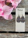 Dotted Line Cork Teardrops - Small