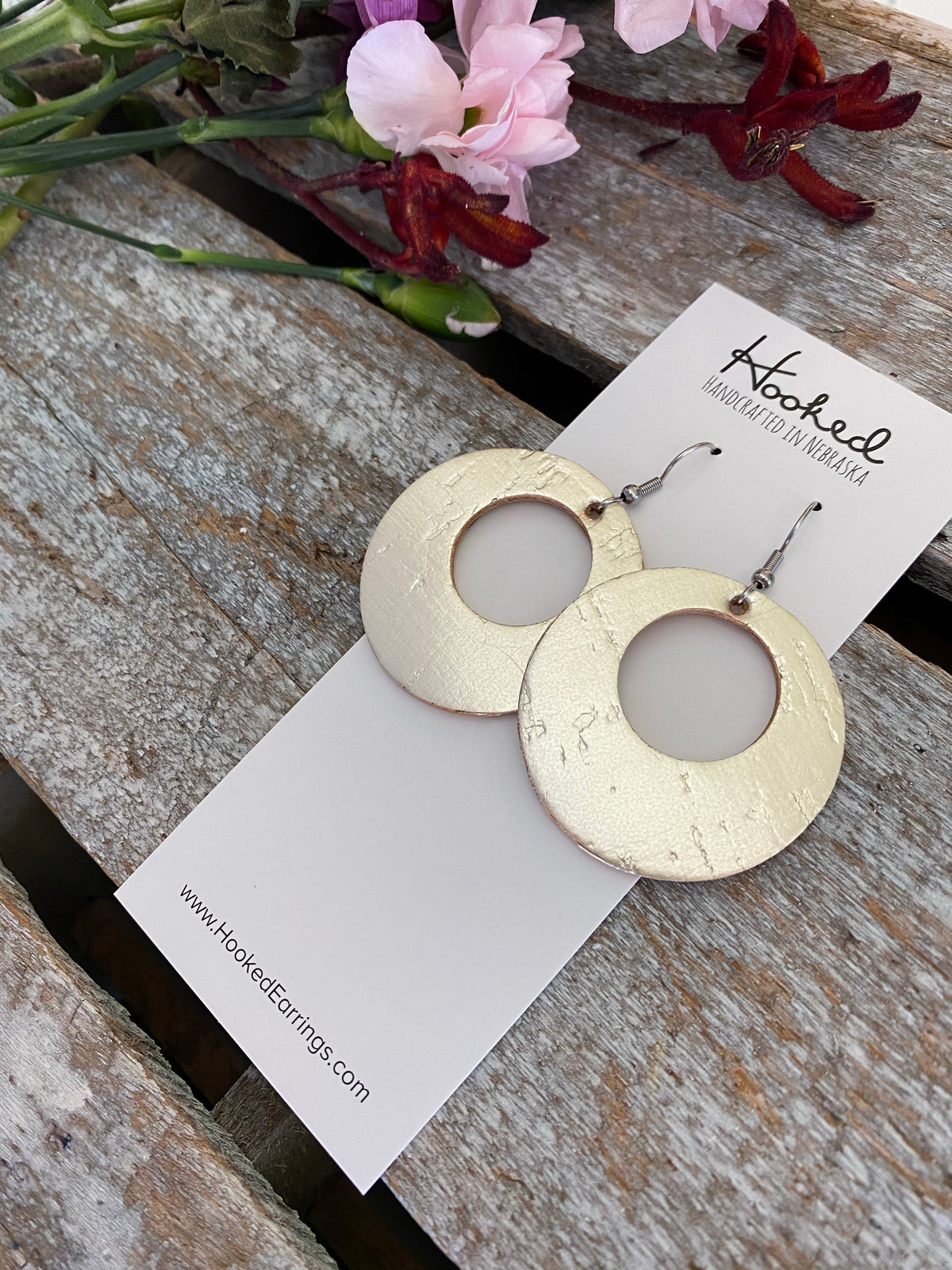 Champagne Cork Circle Cutouts