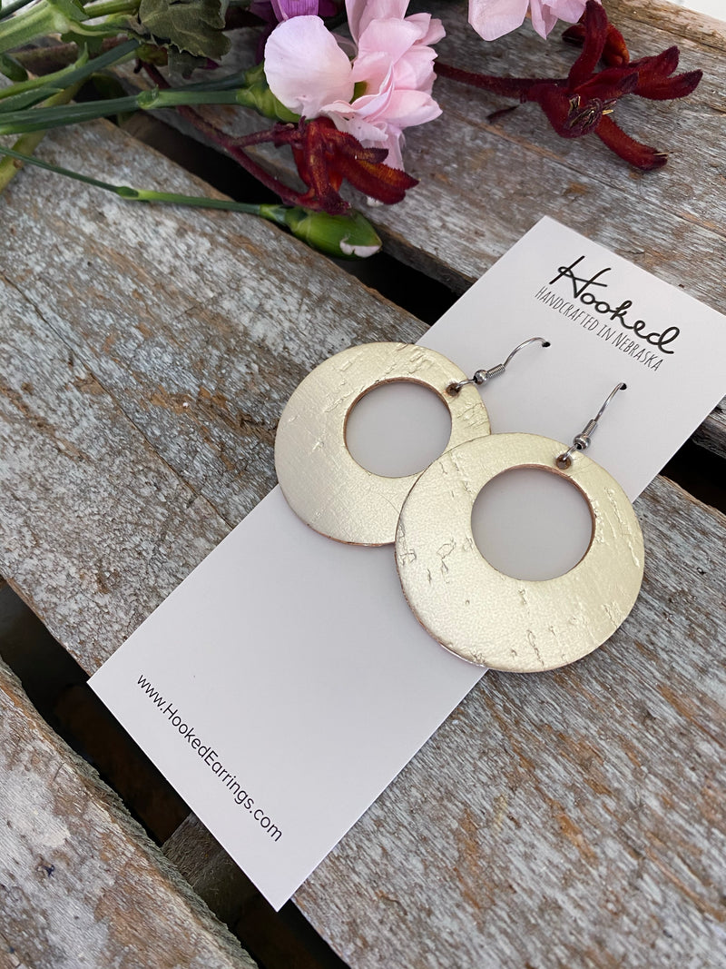 Champagne Cork Circle Cutouts