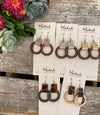 Looped Wooden Hoops - Size Small