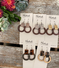 Looped Wooden Hoops - Size Small
