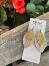 Gold and Champagne Layered Fringe Petals - Large