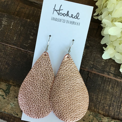 Rose Gold Teardrops - XL