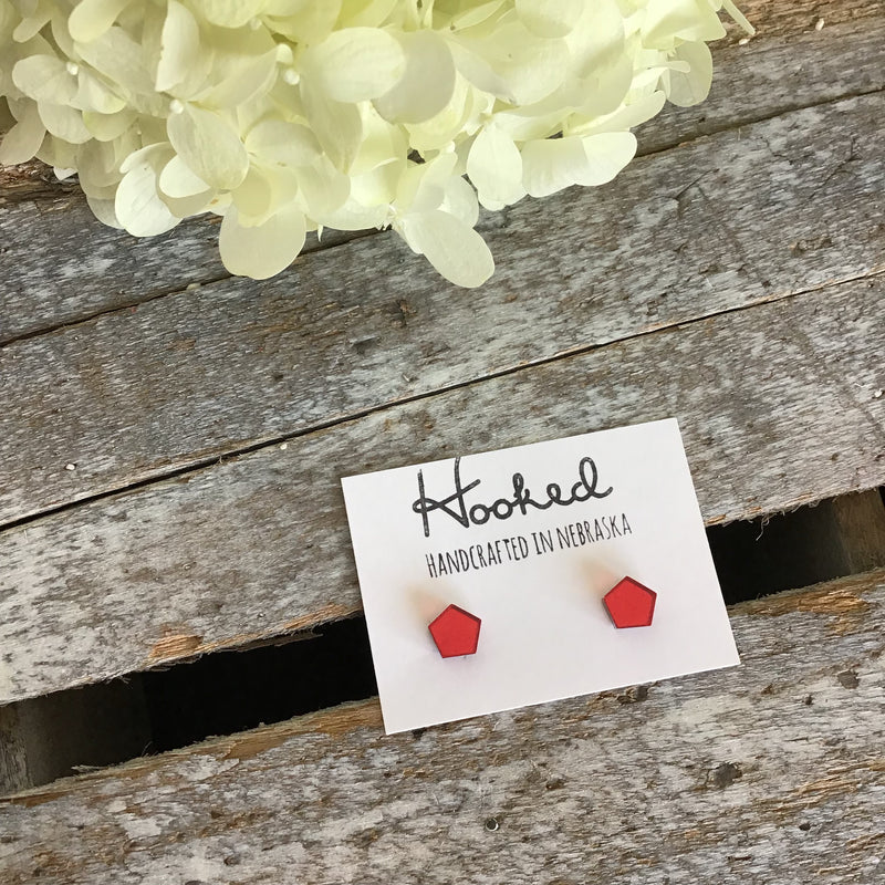 Pent & Hex Studs - 7x8mm