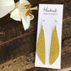 Triangle Embossed Tulips in Canary