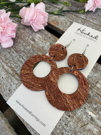 Barnwood Stacked Circle Cutouts