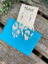 Clearly White Leopard Pool Earrings