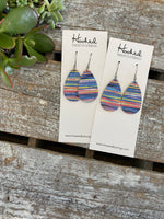 Splendid Stripe Teardrops - Small