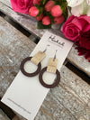 Looped Wooden Hoops - Size Small