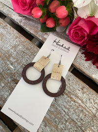 Looped Wooden Hoops - Size Small