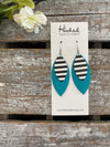 Turquoise with Bold Layered Petals