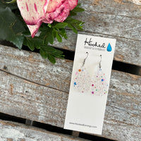 Clearly Confetti Pool Earrings - Small
