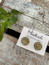 Druzy-Style Round Studs - 14mm