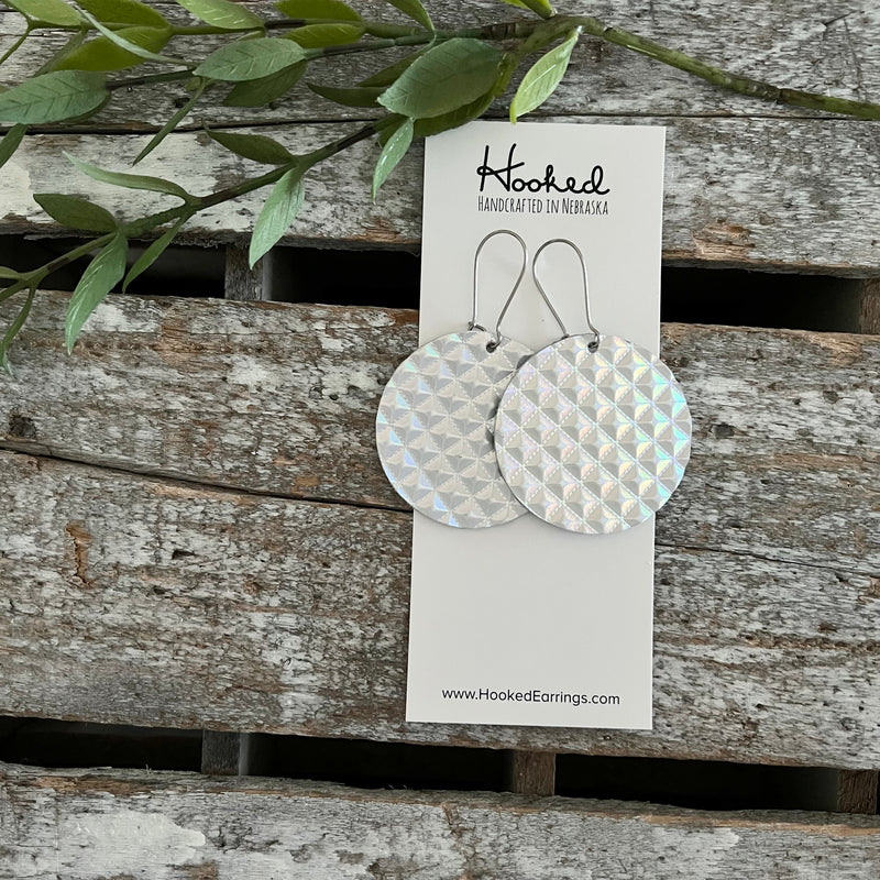 Spaceship Silver Circles - Medium