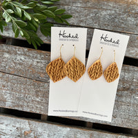 Sweater Diamonds in Spun Gold  - Small