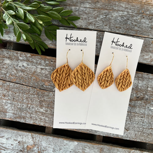 Sweater Diamonds in Spun Gold  - Small