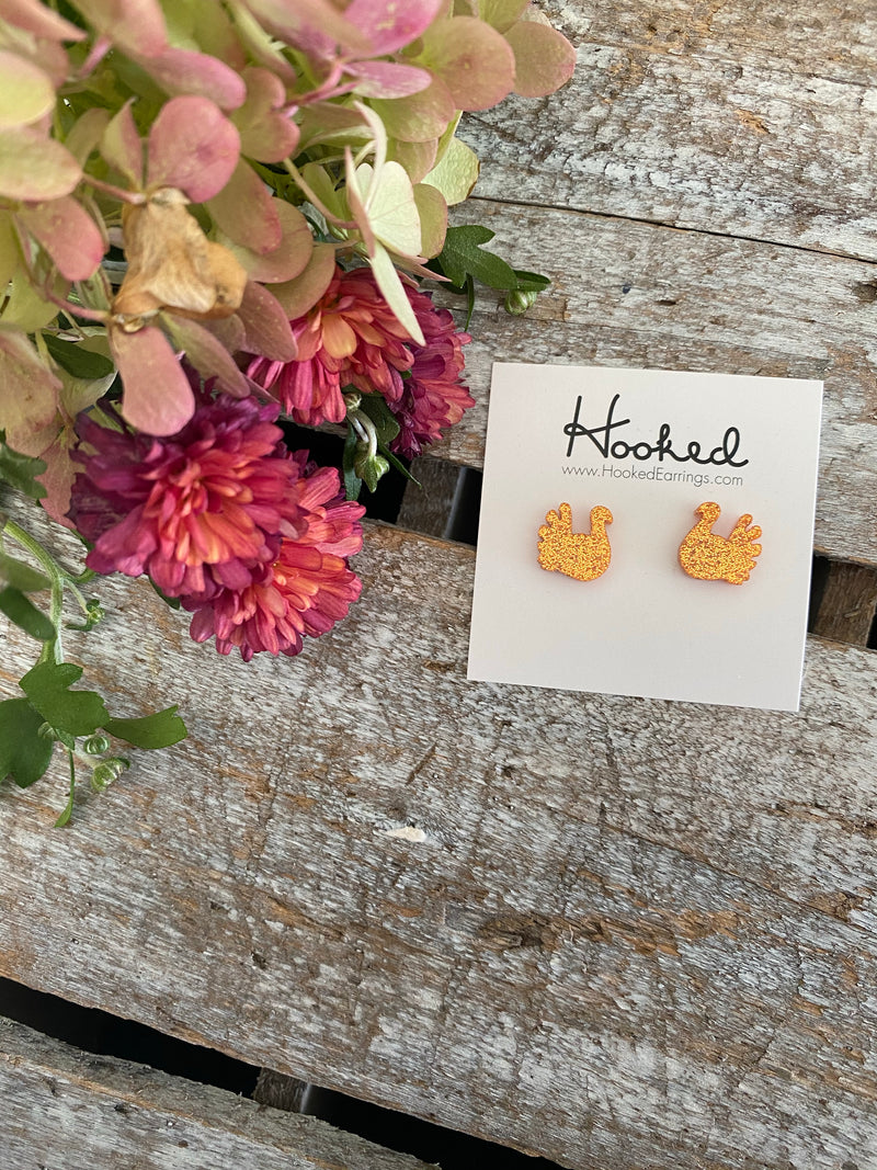 Turkey Glitter Studs