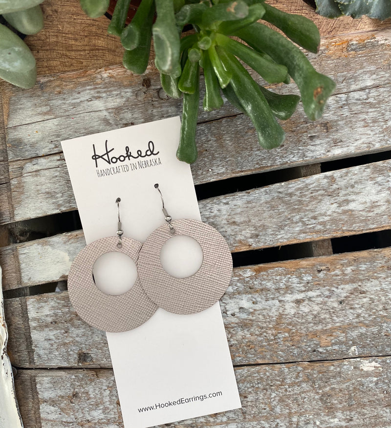 Pewter Circle Cutouts