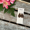 Black Velvet Cork Teardrops - Small