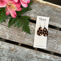 Black Velvet Cork Teardrops - Small