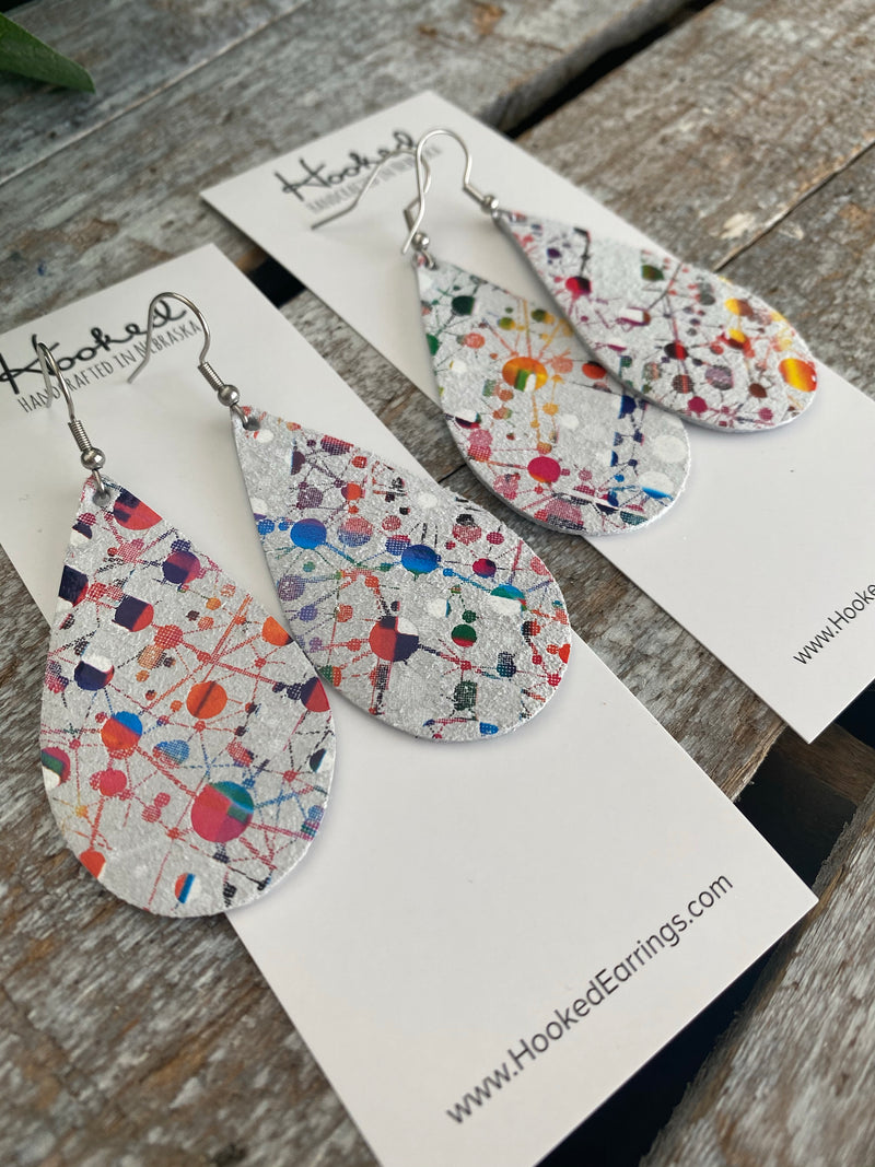 Paint Splatter Teardrops - Medium