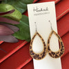 Sassy Cork Teardrop Cutouts // Gold Edged - Medium