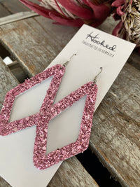 Diamond Cutouts in Perfect Pink - Large