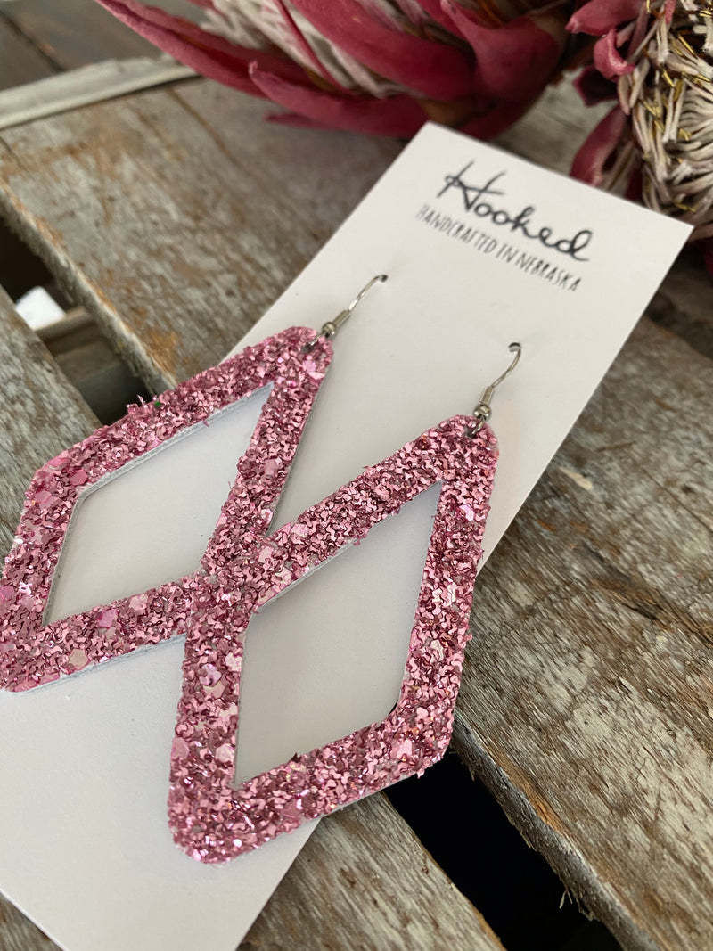 Diamond Cutouts in Perfect Pink - Large