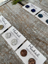 Druzy-Style Round Studs - 14mm