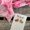 Horse Glitter Studs