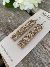 Shaved Gold Glitter Skinnies
