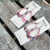 Sugared Berries Teardrop Cutouts in Pink/Purple  - Medium