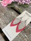 Mint Terrazzo & Punch Pink Layered Petals - Medium