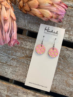 Pink and Rose Gold Polka Minis - Medium