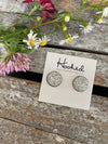 Druzy-Style Round Studs - 14mm