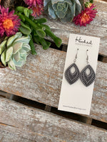 Wooden Deluxe Cutout Earrings - Small Aspen