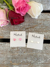 Tiny Heart Studs - 8mm