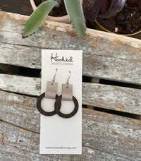 Looped Wooden Hoops - Size Small