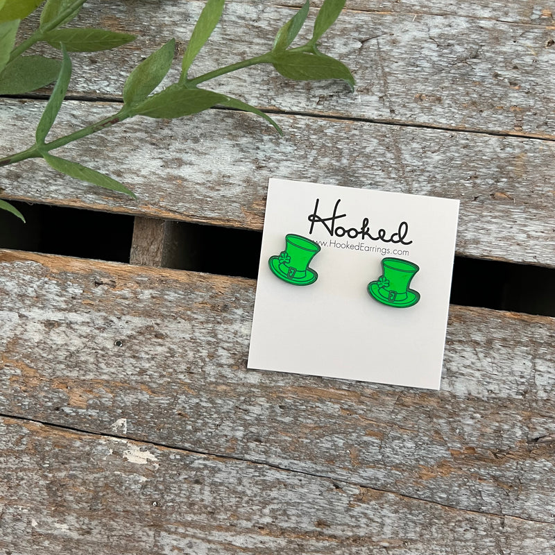Top of the Mornin Hat Studs - 12mm